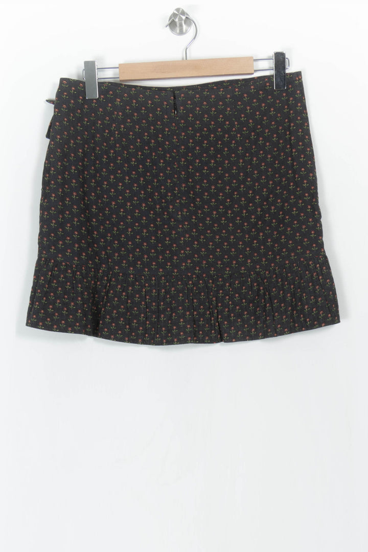Jupe Portefeuille Noire - Taille L/40 de la marque Sézane | PARAD67440 - Vendu par Paradigme - Image 4