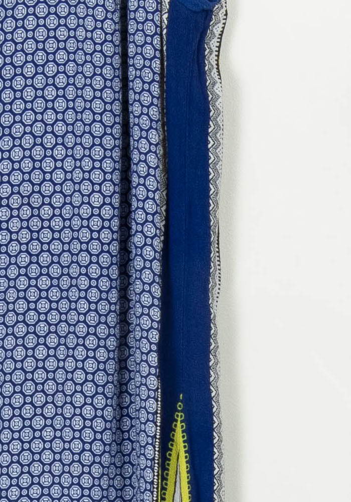 Robe Sans Manches Bleue et Jaune - Taille S/36 de la marque Comptoir des Cotonniers | PARAD67455 - Vendu par Paradigme - Image 3