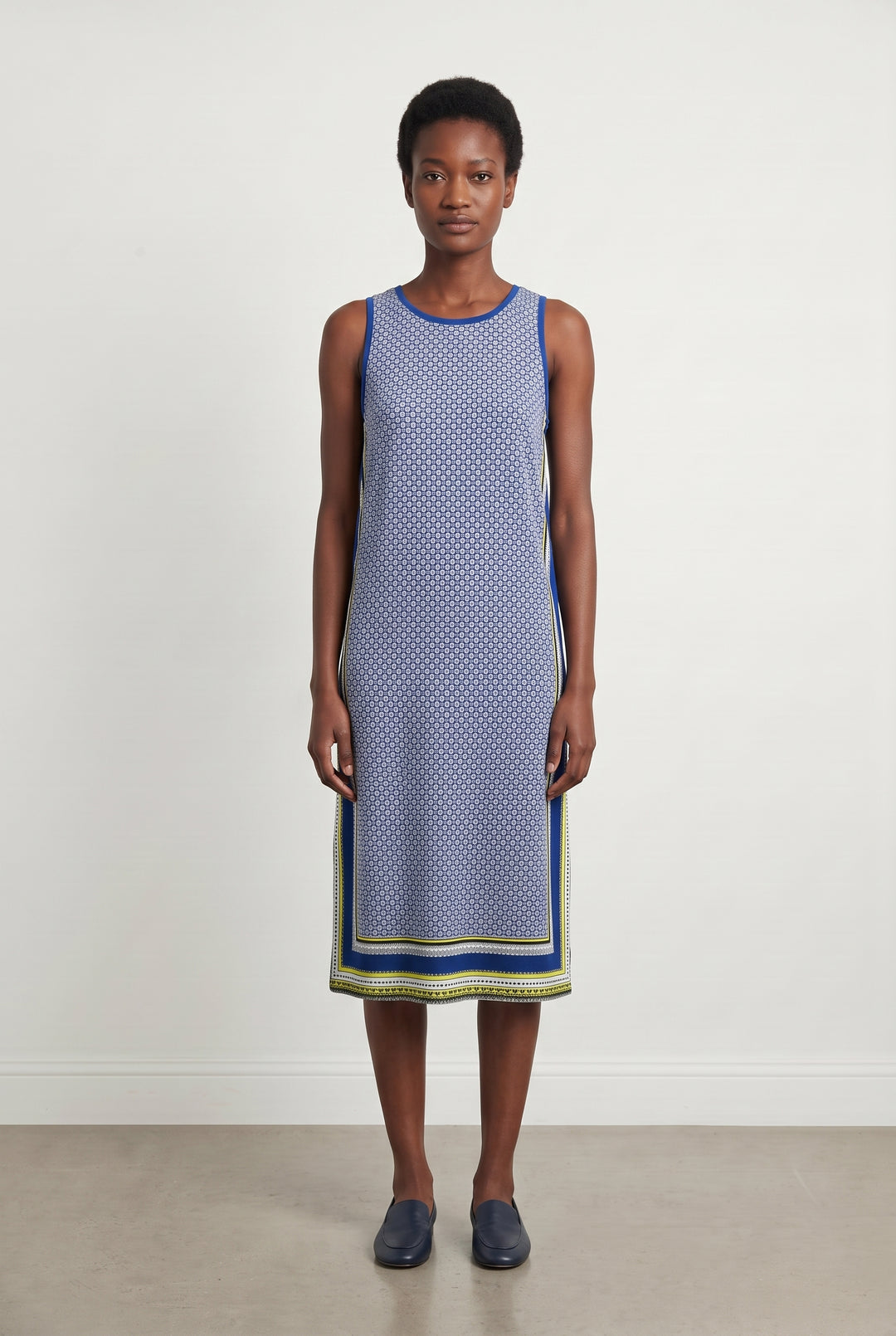 Robe Sans Manches Bleue et Jaune - Taille S/36 de la marque Comptoir des Cotonniers | PARAD67455 - Vendu par Paradigme - Image 1