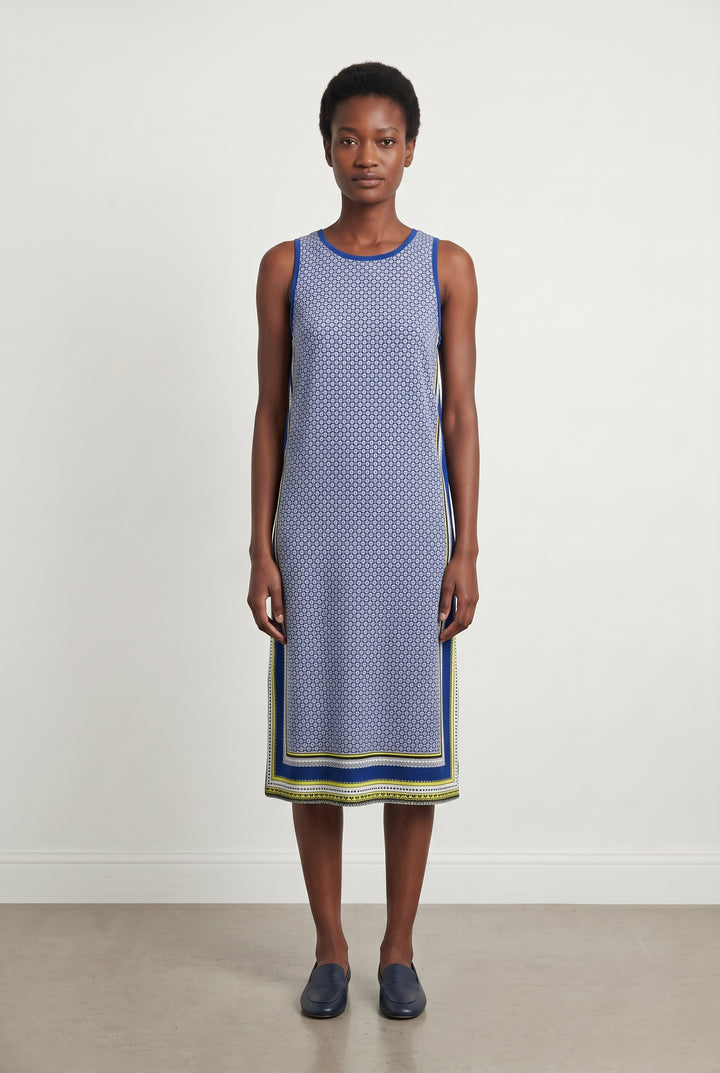 Robe Sans Manches Bleue et Jaune - Taille S/36 de la marque Comptoir des Cotonniers | PARAD67455 - Vendu par Paradigme - Image 1