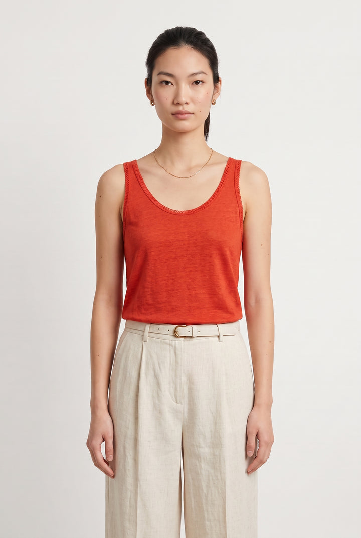 Débardeur Rouge - Taille M/38 de la marque Sandro | PARAD67477 - Vendu par Paradigme - Image 1