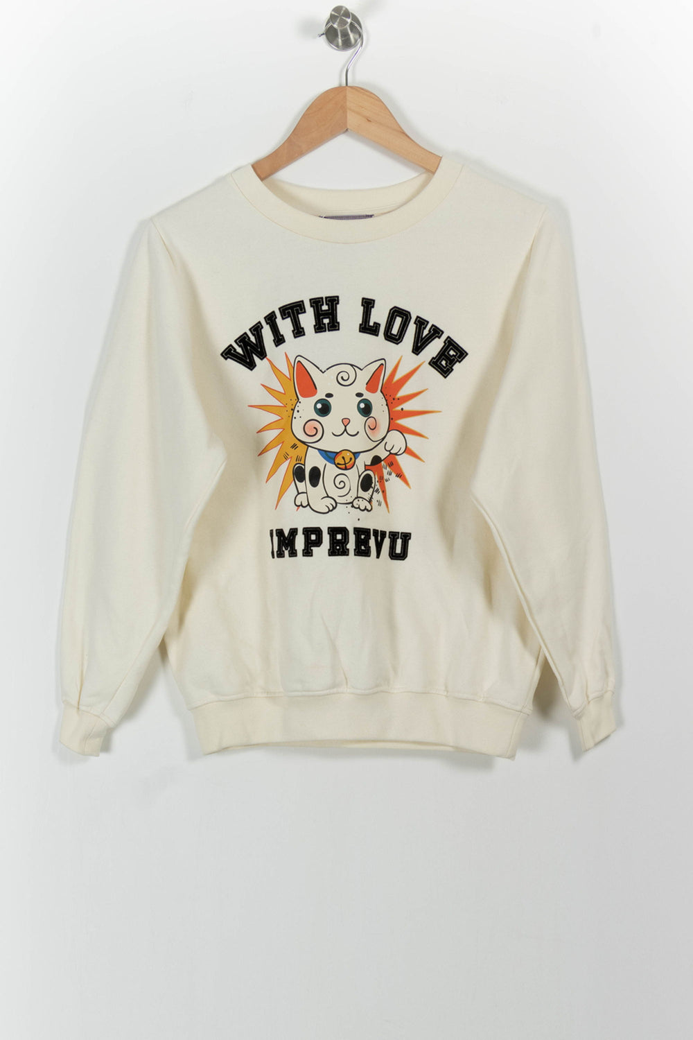 Sweatshirt Beige - Taille S/36 de la marque Imprevu | PARAD67514 - Vendu par Paradigme - Image 2