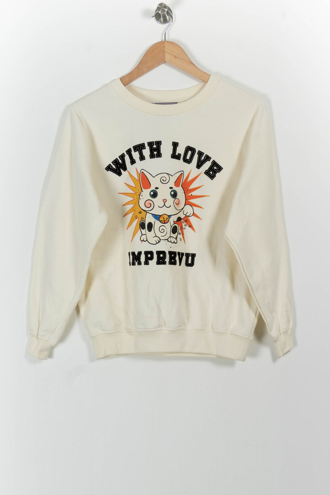 Sweatshirt Beige - Taille S/36 de la marque Imprevu | PARAD67514 - Vendu par Paradigme - Image 2
