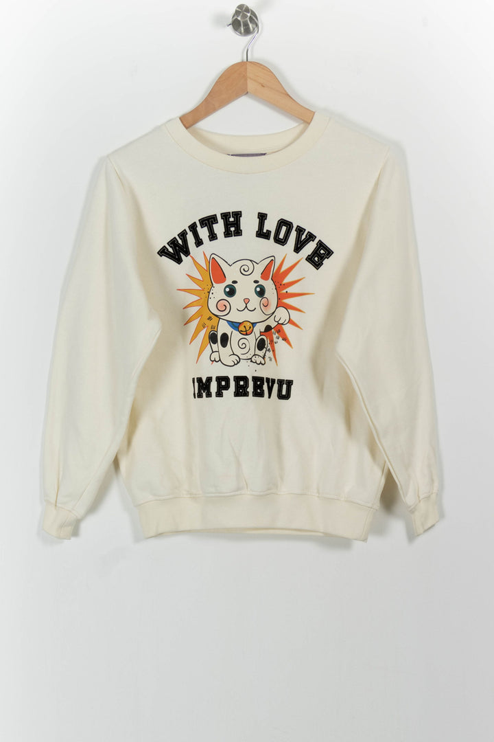 Sweatshirt Beige - Taille S/36 de la marque Imprevu | PARAD67514 - Vendu par Paradigme - Image 2