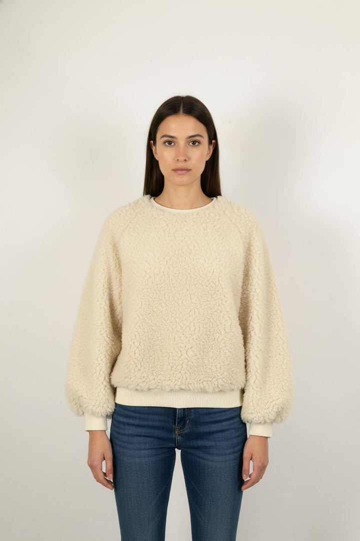 Sweat En Maille Beige - Taille S/36