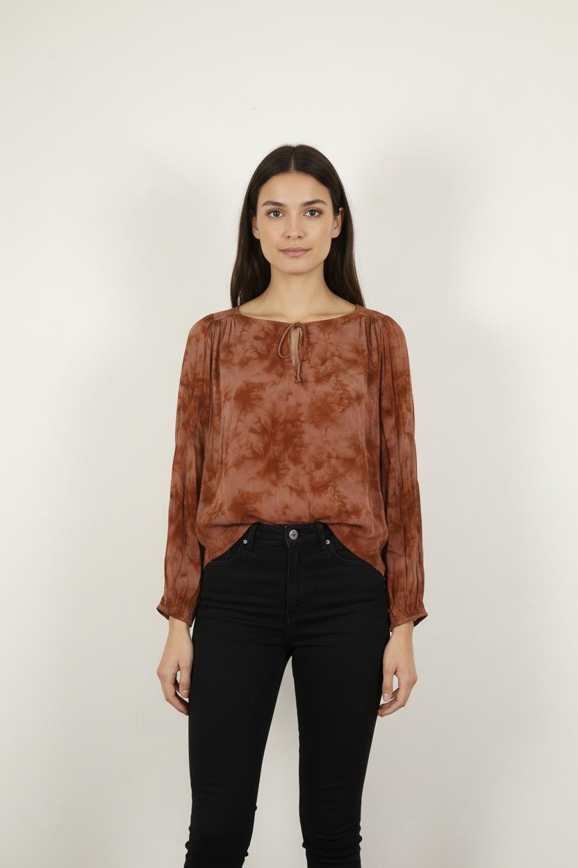 Blouse Marron - Taille S/36