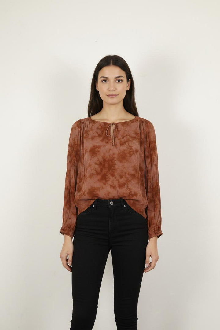 Blouse Marron - Taille S/36