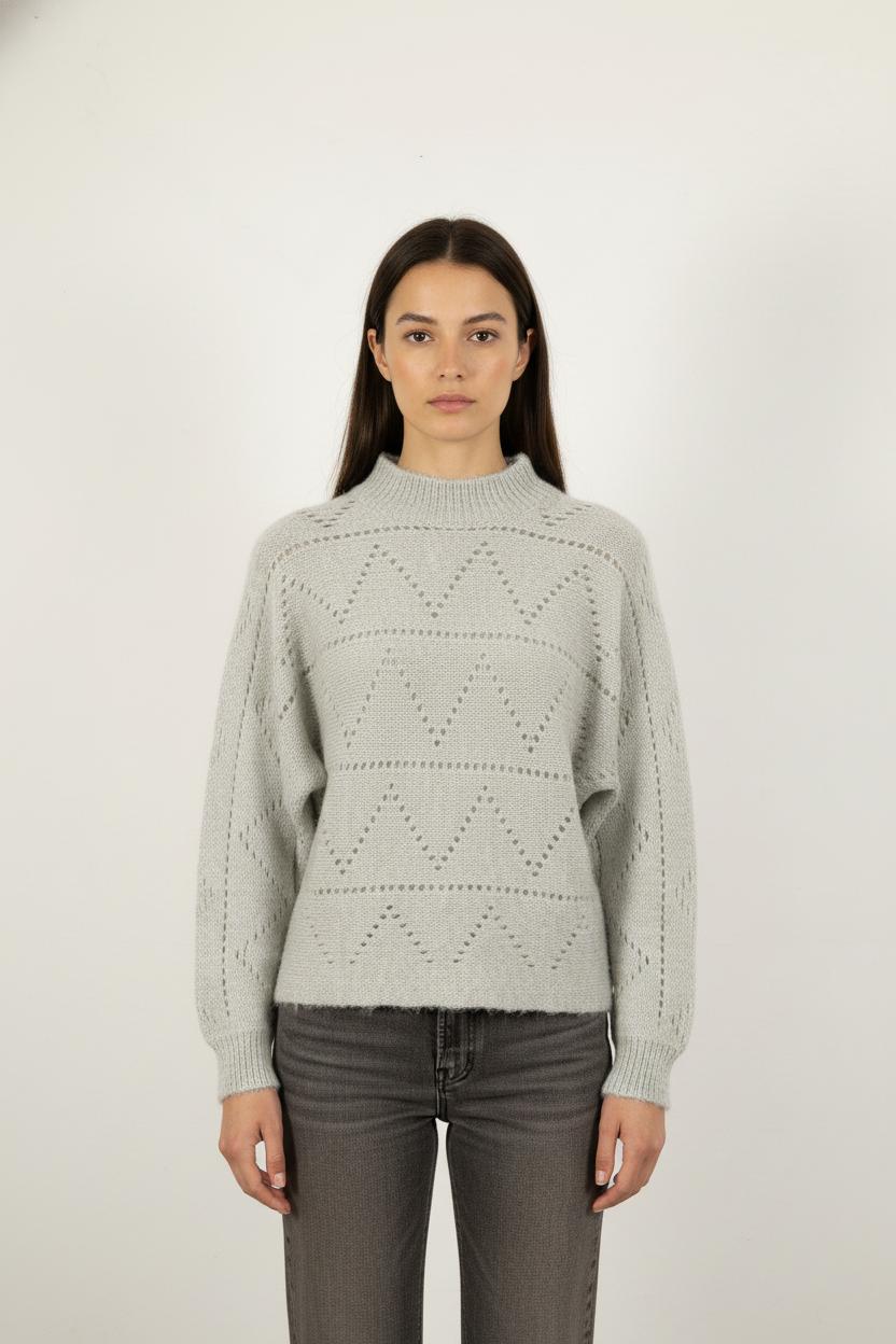 Pull Gris - Taille S/36