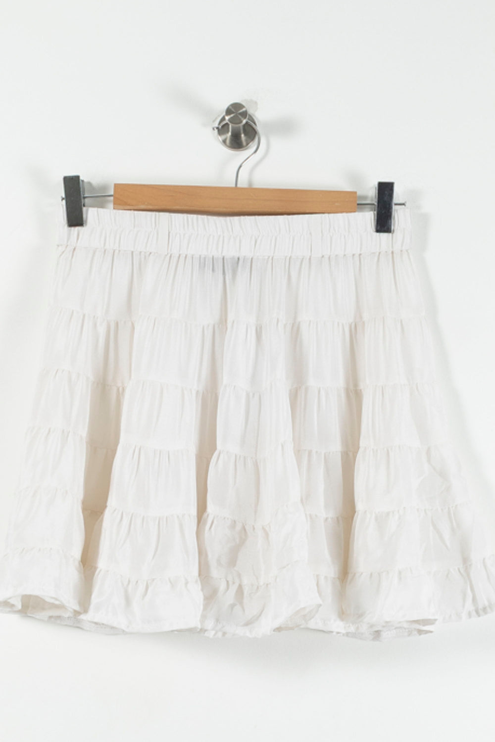 Jupe Volantée Blanche - Taille S/36 de la marque Bérénice | PARAD67566 - Vendu par Paradigme - Image 2