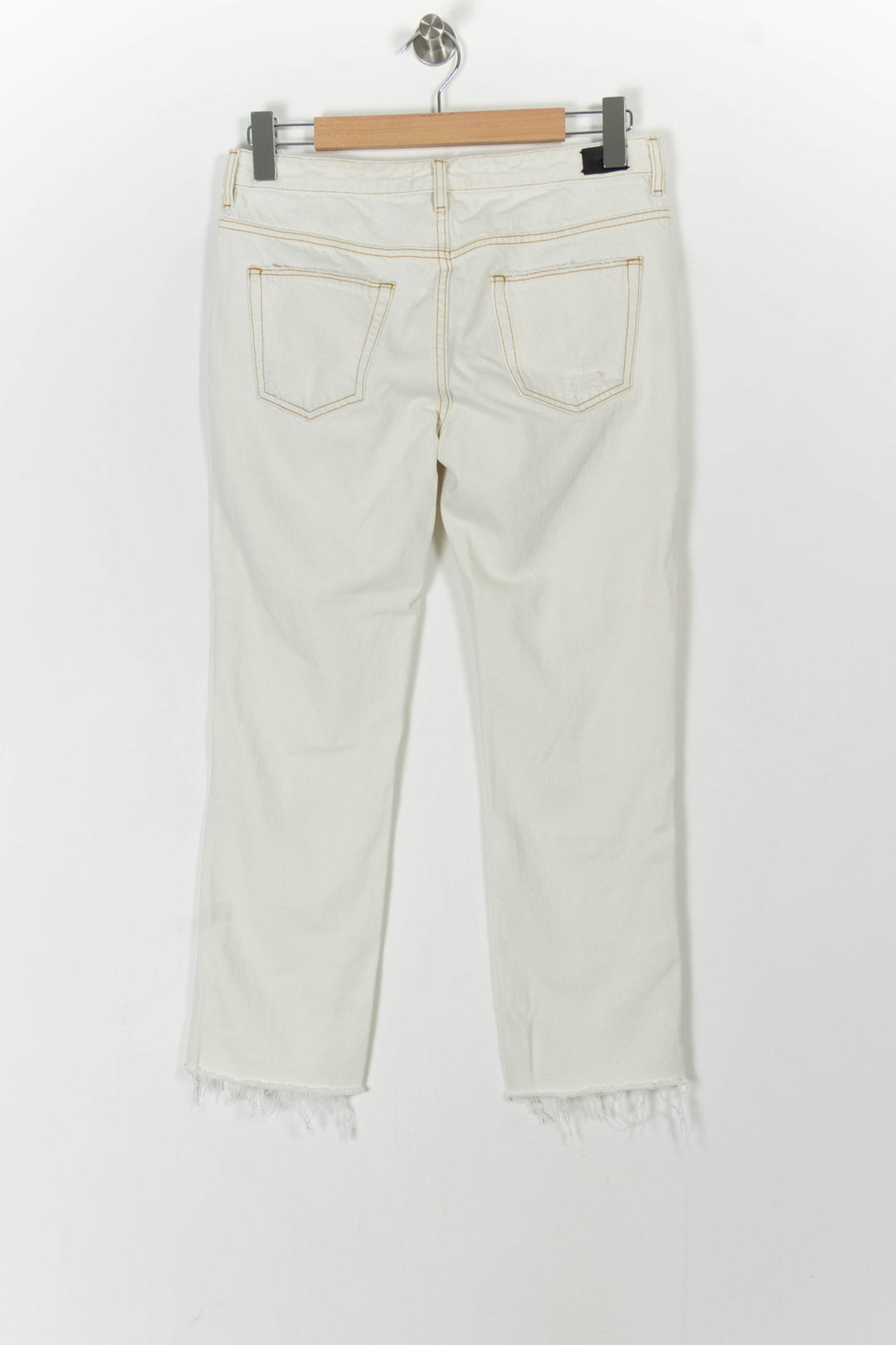 Jean Droit Blanc - Taille S/36 de la marque Bérénice | PARAD67577 - Vendu par Paradigme - Image 4