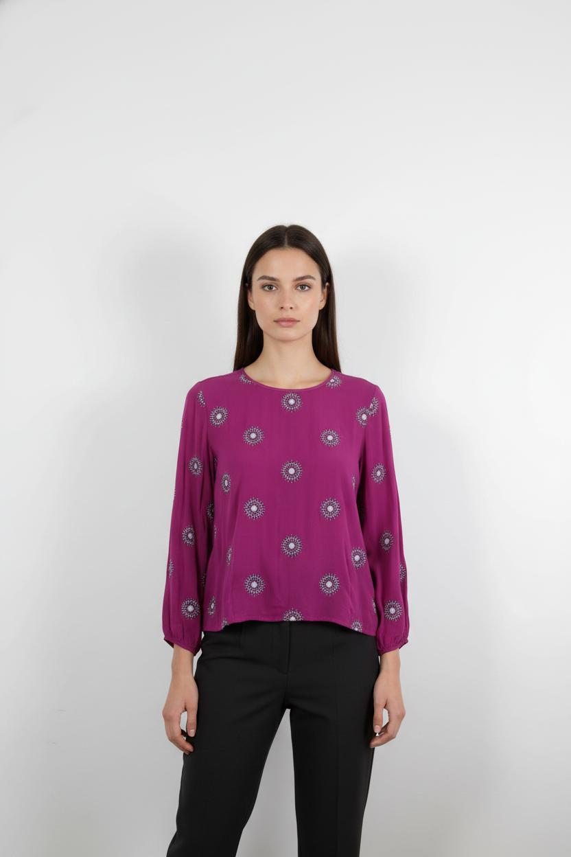 Blouse Violette - Taille S/36