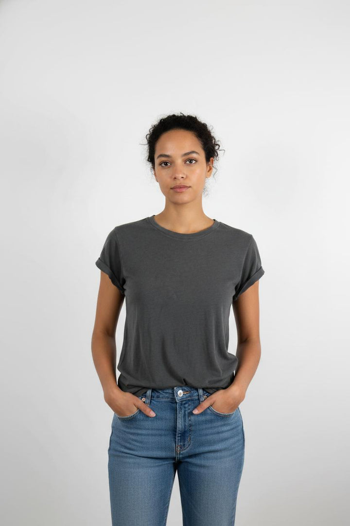 Tee-shirt Gris - Taille XS/34