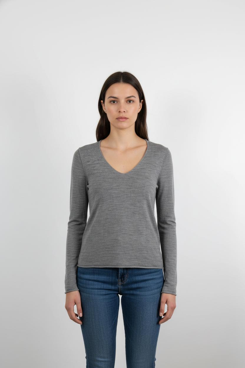 Pull Gris - Taille S/36