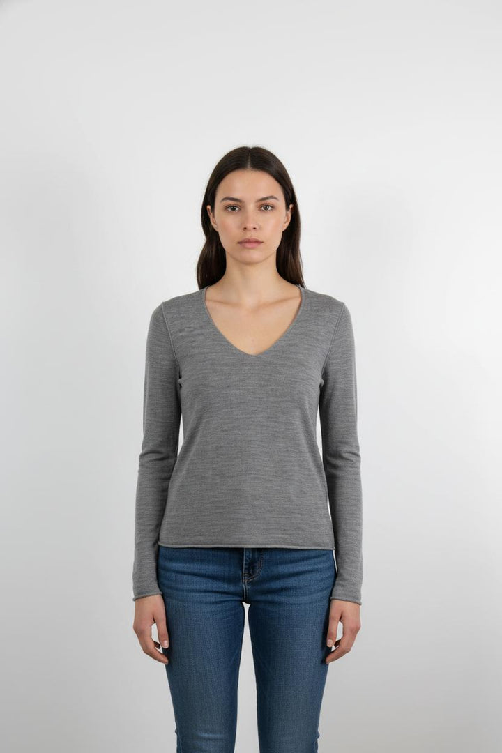 Pull Gris - Taille S/36