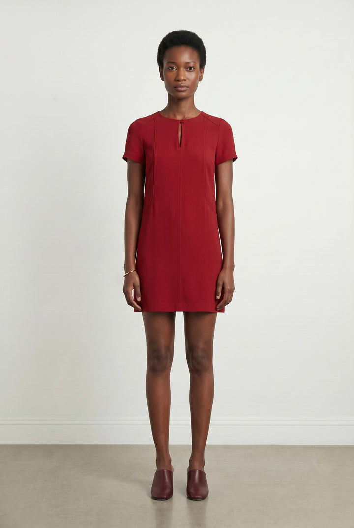 Robe Courte Bordeaux - Taille S/36 de la marque Comptoir des Cotonniers | PARAD67637 - Vendu par Paradigme - Image 1