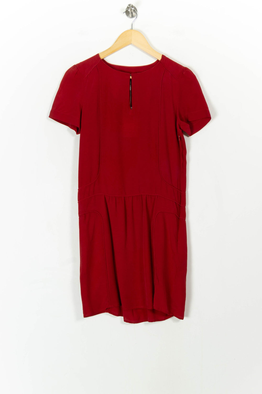 Robe Courte Bordeaux - Taille S/36 de la marque Comptoir des Cotonniers | PARAD67637 - Vendu par Paradigme - Image 2