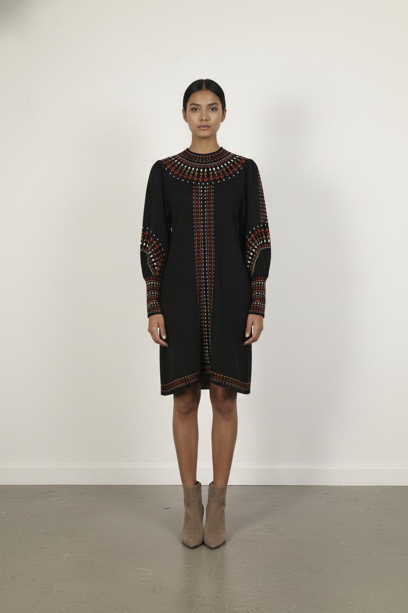 Robe Noire et Rouge - Taille S/36