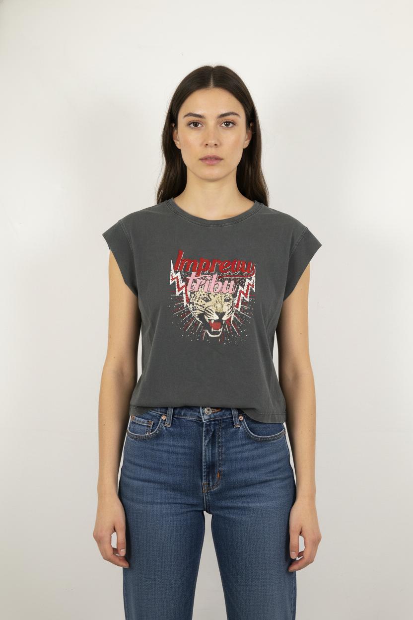 Tee-shirt Noir - Taille S/36