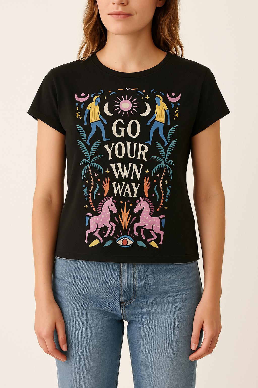 Tee-shirt Noir - Taille S/36 de la marque Imprevu | PARAD67669 - Vendu par Paradigme - Image 1