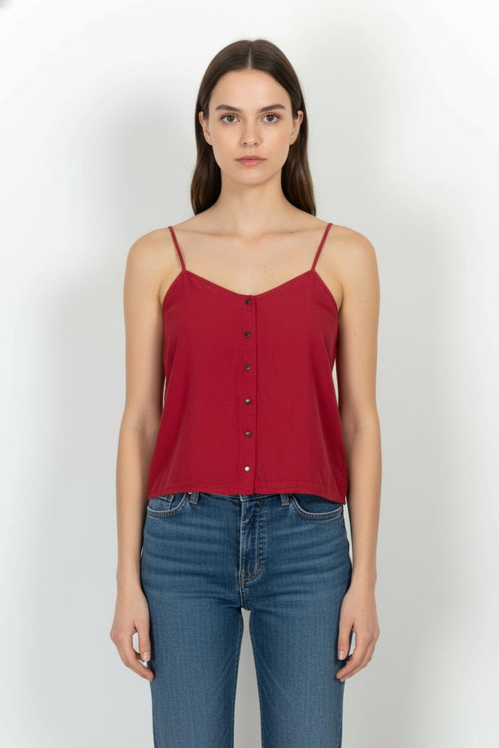 Débardeur Rouge - Taille M/38 de la marque Comptoir des Cotonniers | PARAD67676 - Vendu par Paradigme - Image 1