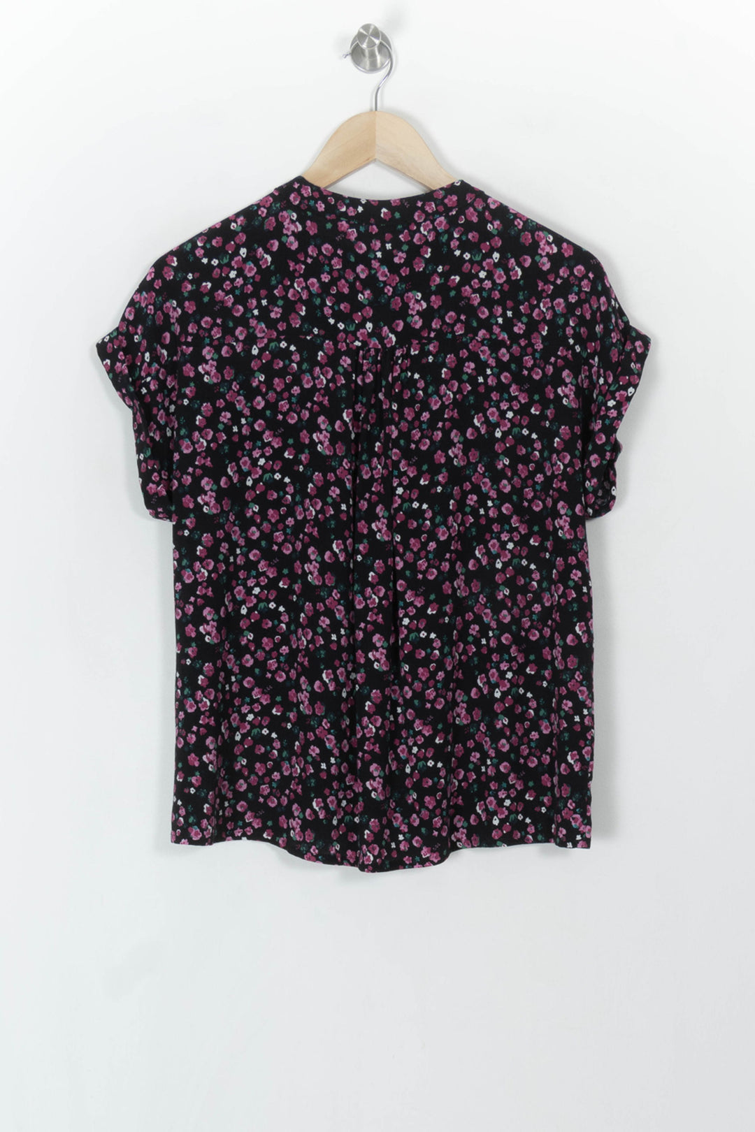 Blouse Noire et Rose - Taille L/40 de la marque La Fée Maraboutée | PARAD67698 - Vendu par Paradigme - Image 5