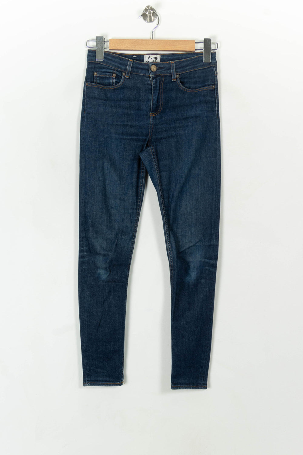 Jean Skinny Bleu - Taille XS/34 de la marque Acne Studios | PARAD67702 - Vendu par Paradigme - Image 2