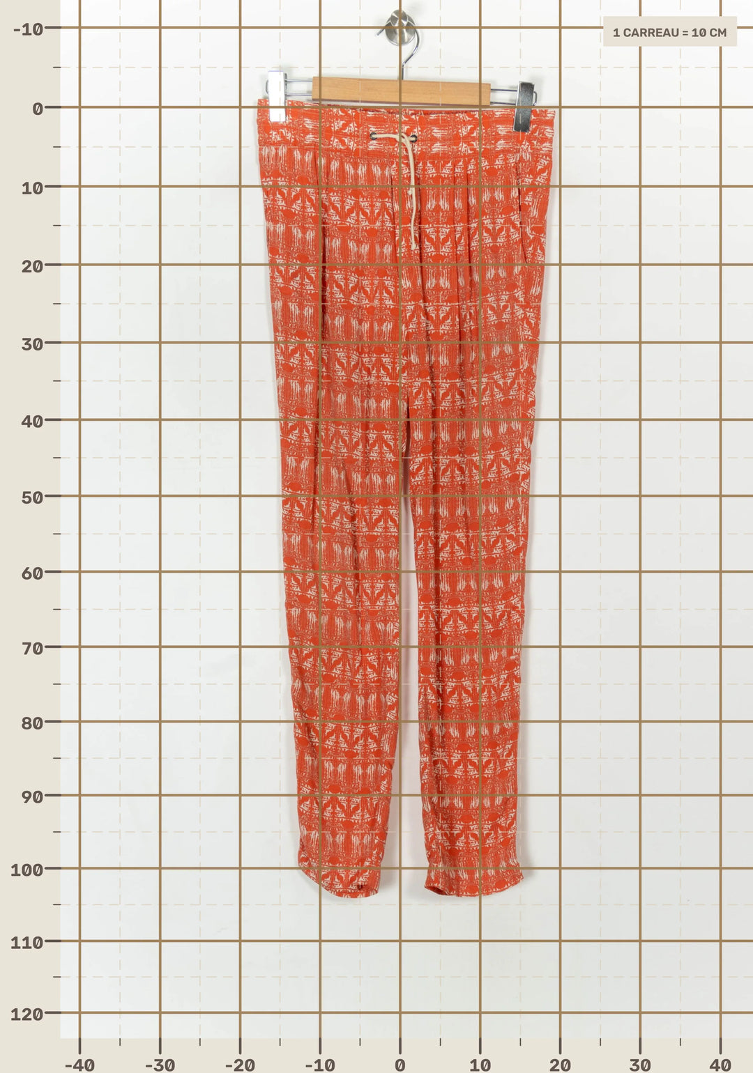 Pantalon Orange et Blanc - Taille XS/34 de la marque Filippa K | PARAD67706 - Vendu par Paradigme - Image 4