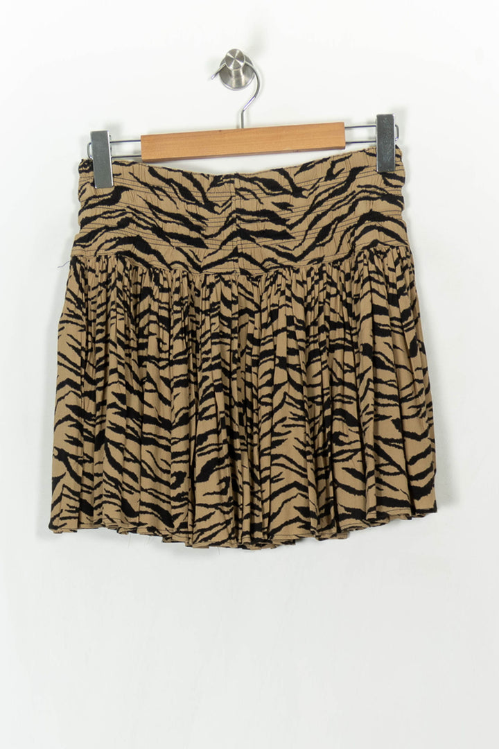 Jupe Courte Beige et Noire - Taille XS/34 de la marque Zadig&amp;Voltaire | PARAD67708 - Vendu par Paradigme - Image 5