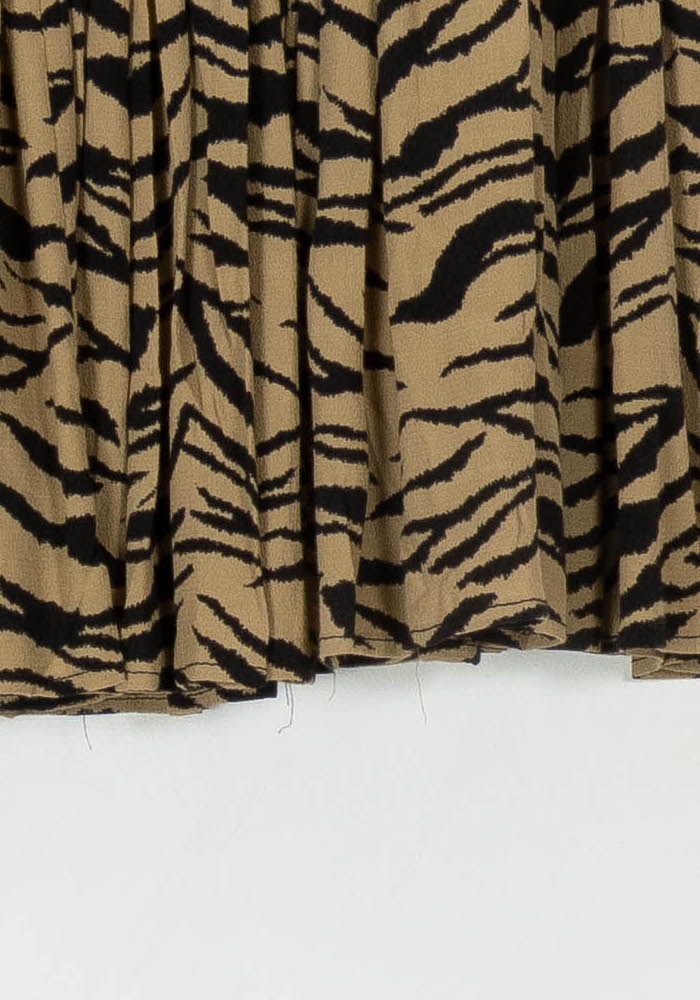 Jupe Courte Beige et Noire - Taille XS/34 de la marque Zadig&amp;Voltaire | PARAD67708 - Vendu par Paradigme - Image 3