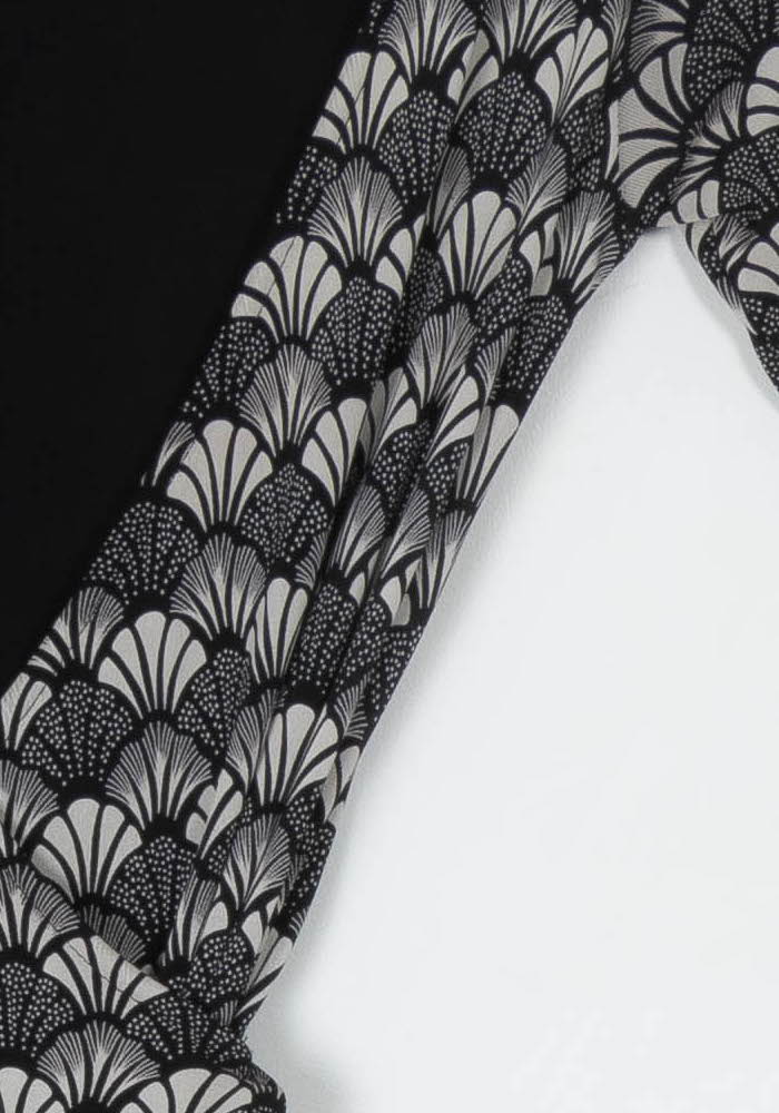 Robe Portefeuille Noire et Blanche - Taille S/36 de la marque Filippa K | PARAD67723 - Vendu par Paradigme - Image 3