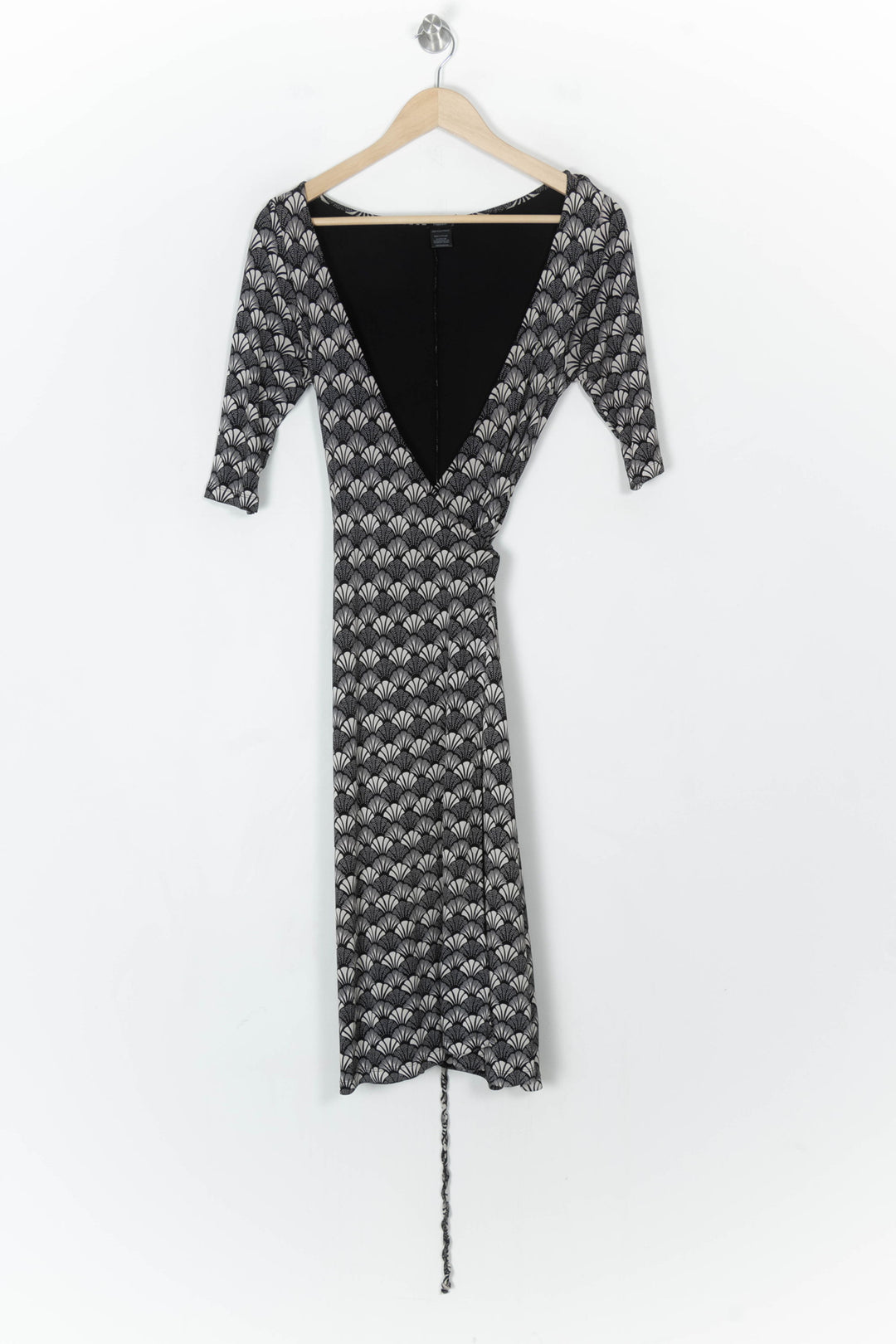 Robe Portefeuille Noire et Blanche - Taille S/36 de la marque Filippa K | PARAD67723 - Vendu par Paradigme - Image 2