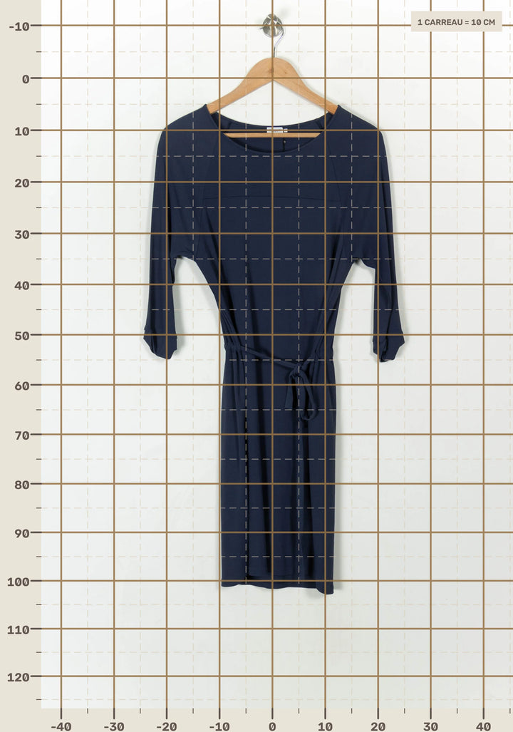 Robe Ceinturée Bleue - Taille S/36 de la marque Filippa K | PARAD67726 - Vendu par Paradigme - Image 4