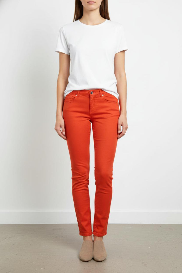Jean Rouge - Taille XS/34 de la marque One Step | PARAD67749 - Vendu par Paradigme - Image 1