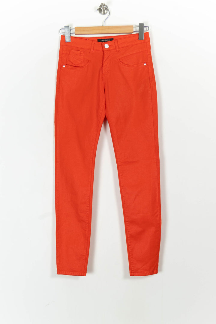 Jean Rouge - Taille XS/34 de la marque One Step | PARAD67749 - Vendu par Paradigme - Image 2