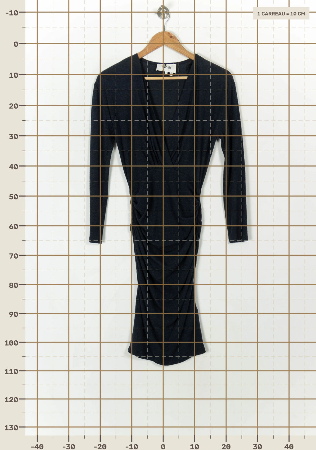 Robe Longue Grise - Taille S/36 de la marque ba&amp;sh | PARAD67755 - Vendu par Paradigme - Image 4