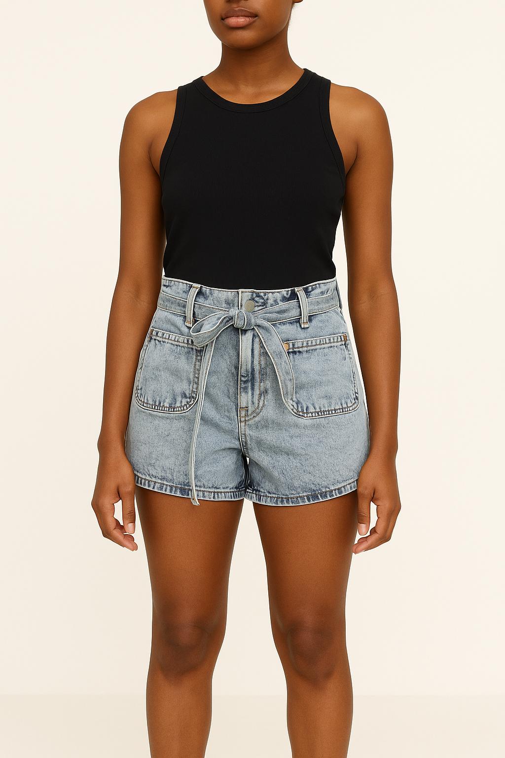 Short en Jean Bleu - Taille XS/34 de la marque Sessùn | PARAD67757 - Vendu par Paradigme - Image 1