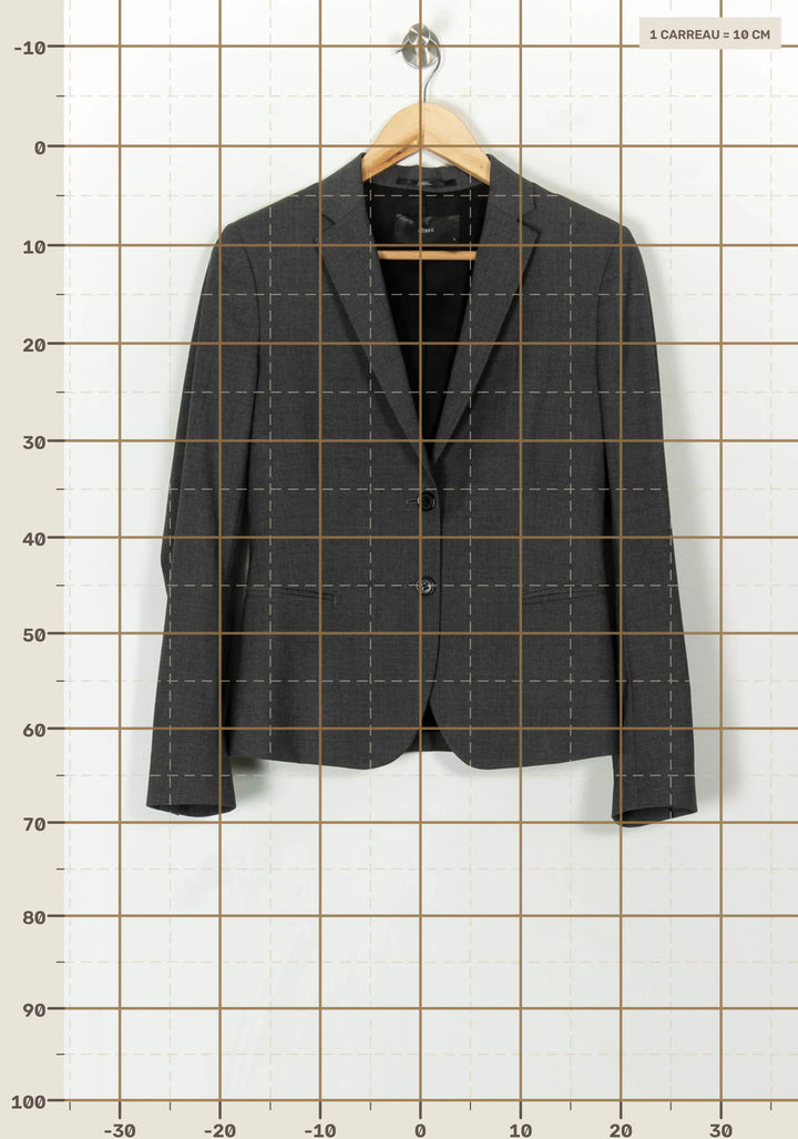 Blazer Gris - Taille S/36 de la marque Filippa K | PARAD67761 - Vendu par Paradigme - Image 4