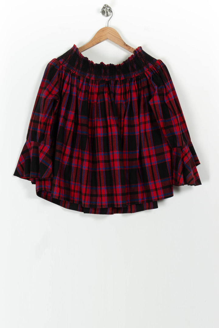 Blouse Rouge et Noire - Taille L/40 de la marque Maje | PARAD67781 - Vendu par Paradigme - Image 4