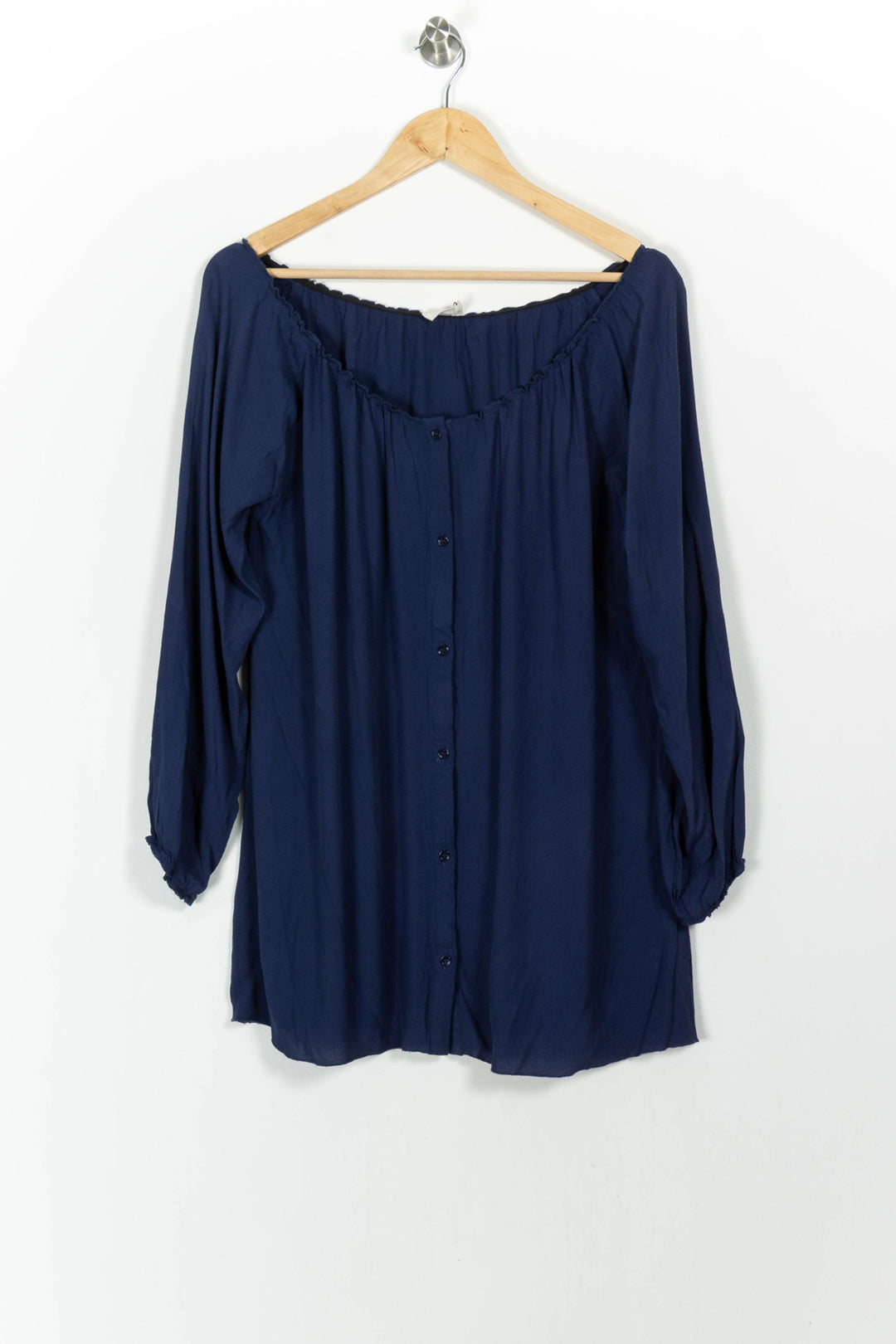 Blouse Bleue - Taille M/38 de la marque American Vintage | PARAD67784 - Vendu par Paradigme - Image 2