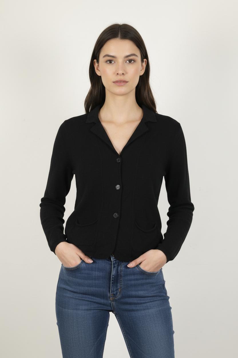 Cardigan Noir - Taille S/36
