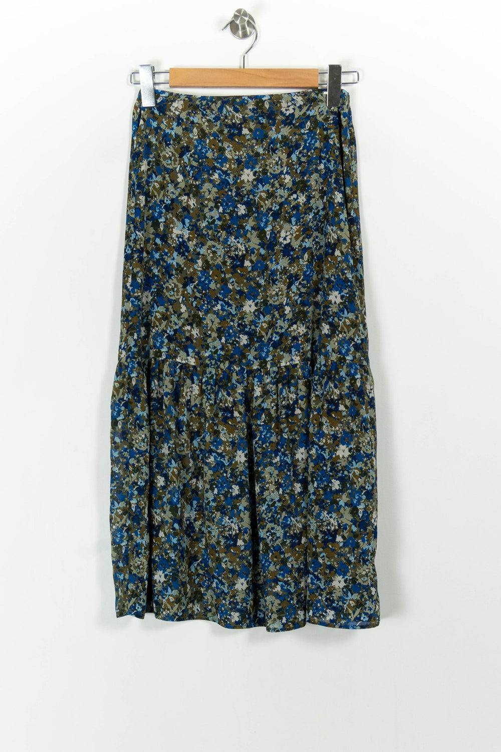 Jupe Midi Bleue et Kaki - Taille XS/34 de la marque Des petits hauts | PARAD67815 - Vendu par Paradigme - Image 2