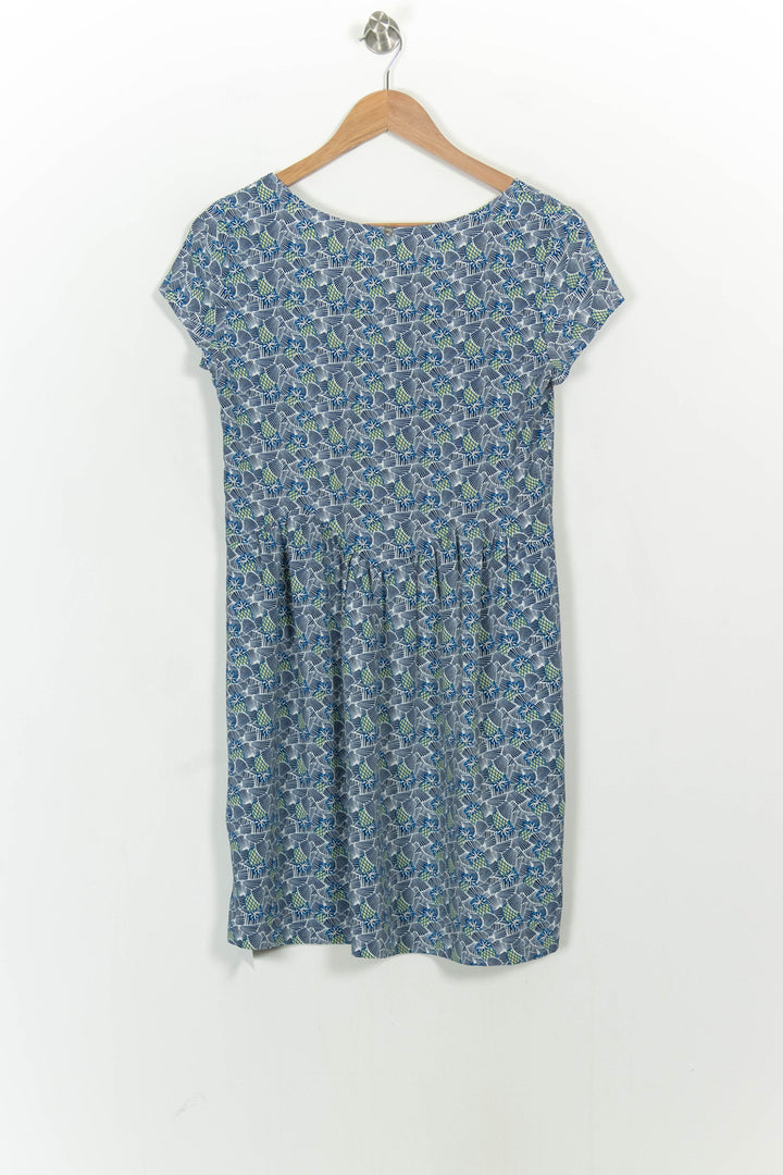 Robe Fleurie Bleue - Taille XS/34 de la marque I.Code | PARAD67816 - Vendu par Paradigme - Image 4