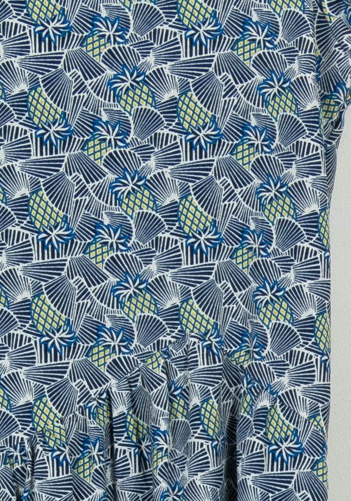 Robe Fleurie Bleue - Taille XS/34 de la marque I.Code | PARAD67816 - Vendu par Paradigme - Image 3