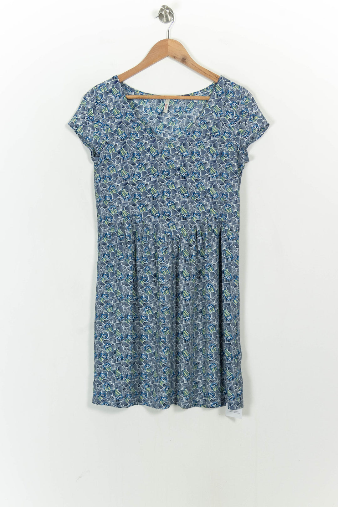 Robe Fleurie Bleue - Taille XS/34 de la marque I.Code | PARAD67816 - Vendu par Paradigme - Image 2