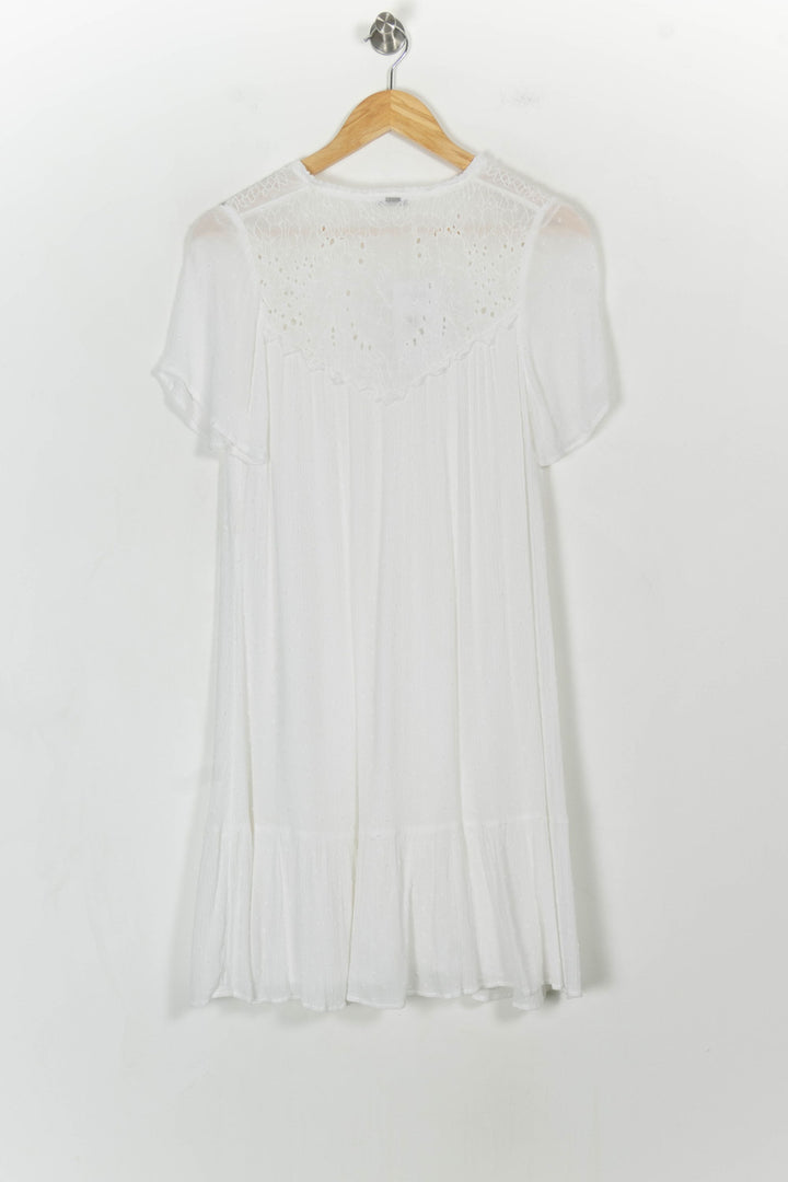 Robe Courte Blanche - Taille XS/34 de la marque IKKS | PARAD67817 - Vendu par Paradigme - Image 4