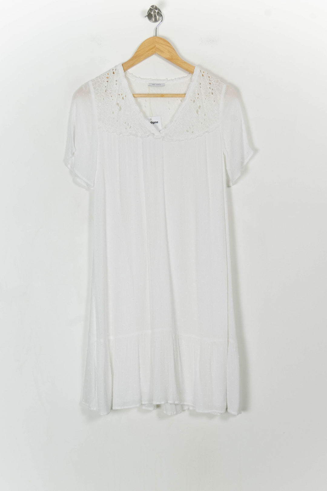 Robe Courte Blanche - Taille XS/34 de la marque IKKS | PARAD67817 - Vendu par Paradigme - Image 2