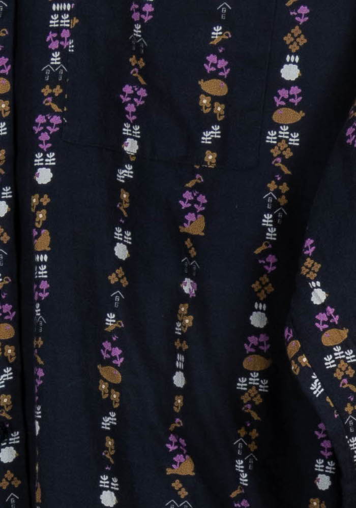 Chemise Bleu et Marron - Taille XS/34 de la marque Des petits hauts | PARAD67818 - Vendu par Paradigme - Image 3
