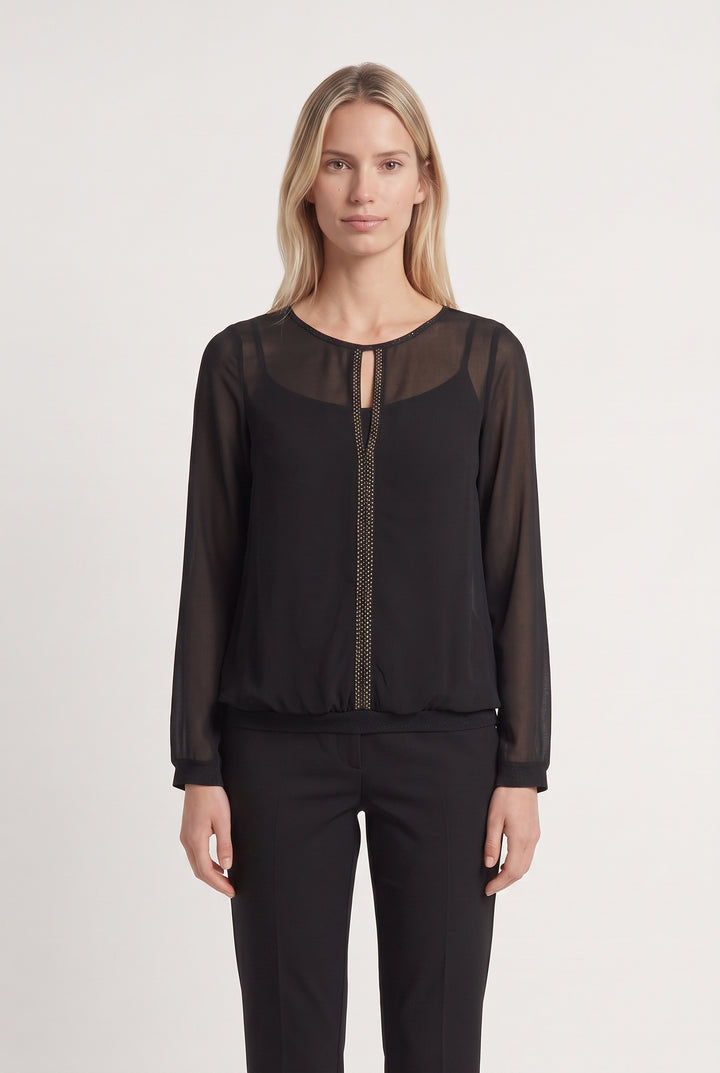 Blouse Noire - Taille XS/34 de la marque One Step | PARAD67822 - Vendu par Paradigme - Image 1