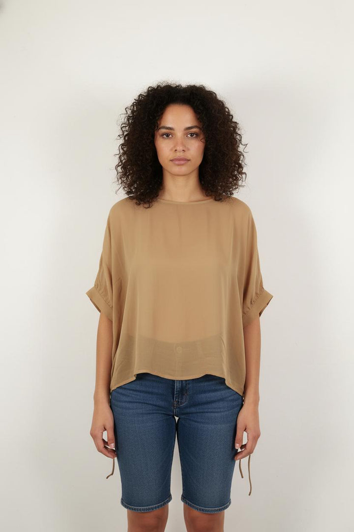 Blouse Oversize Beige - Taille M/38