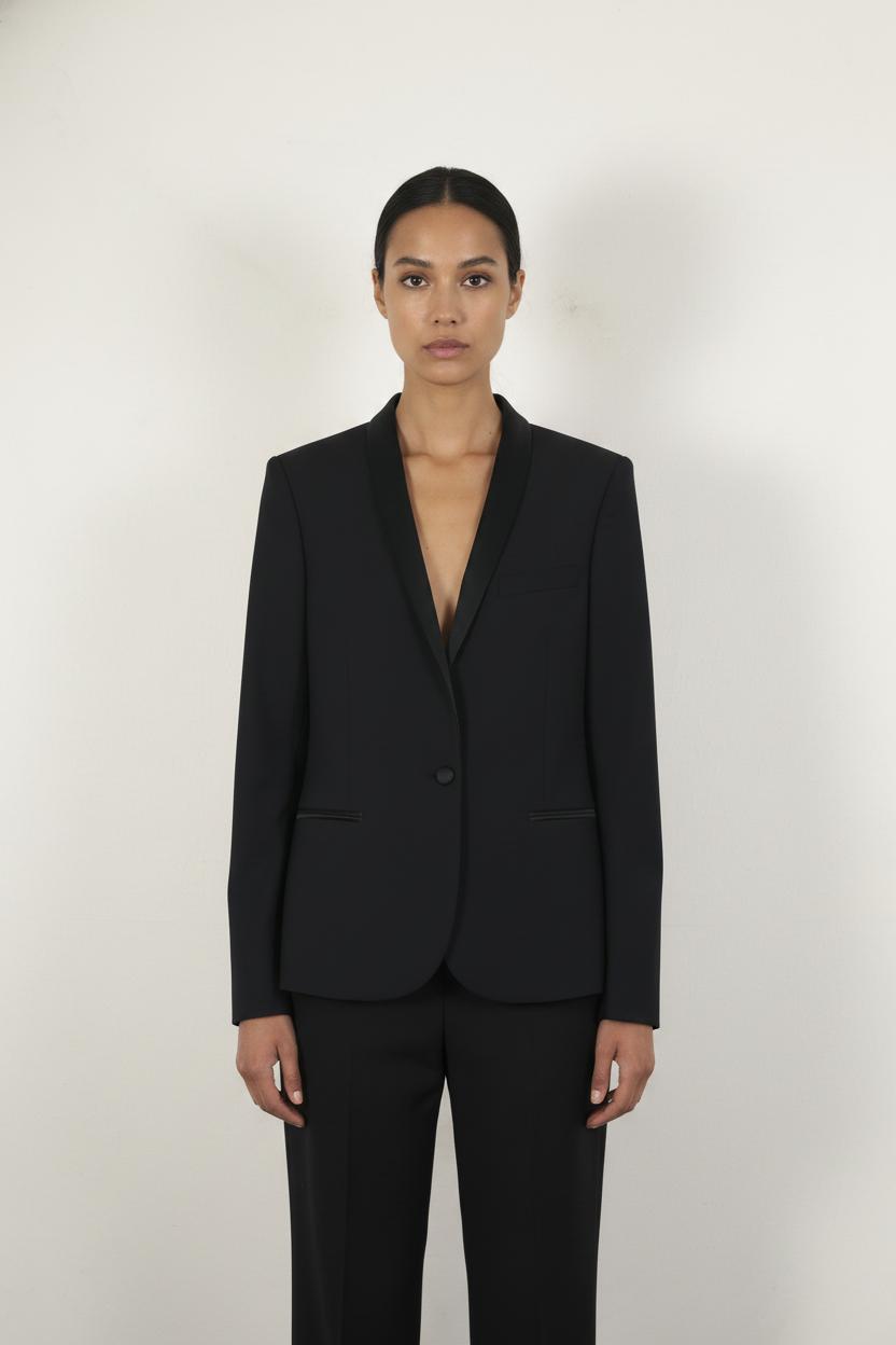 Veste De Tailleur Noire - Taille XXXL/46